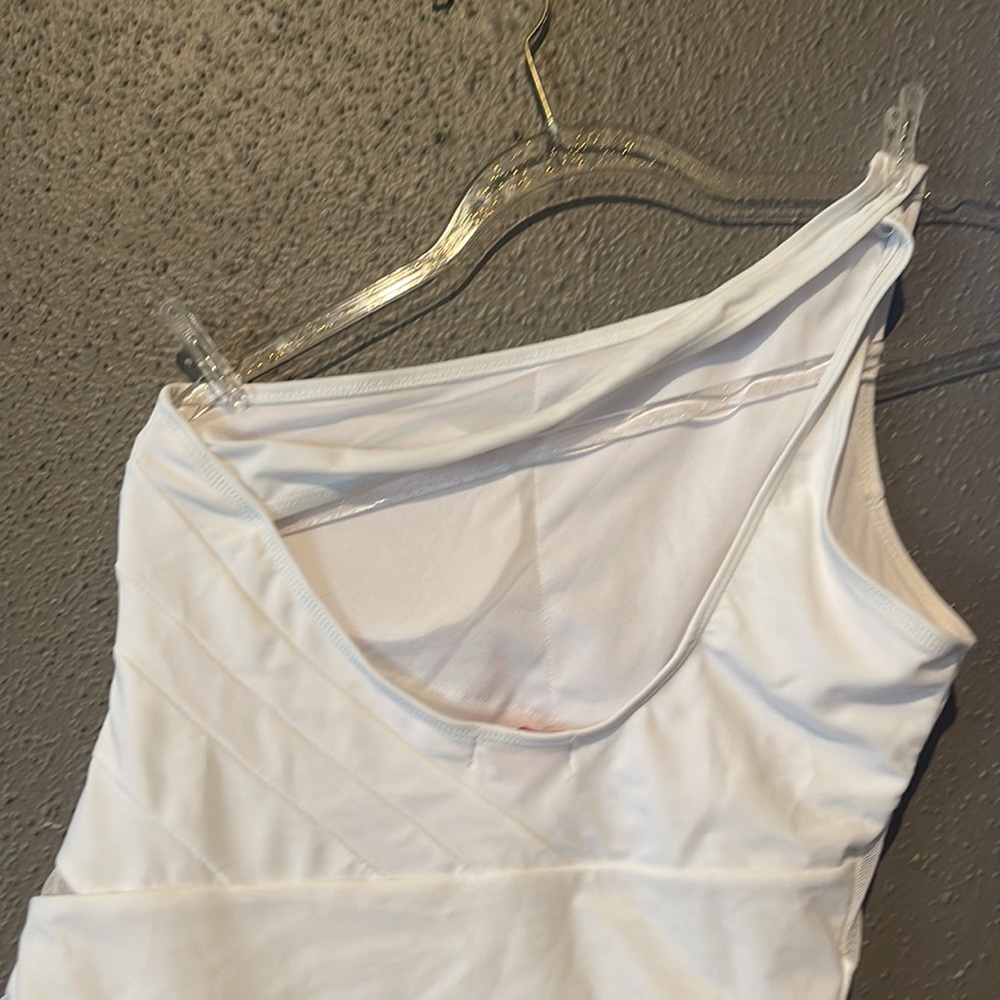 Pink Lily Beyond the Sea Mesh One Piece One Shoulder Swimsuit - Picture 12 of 16